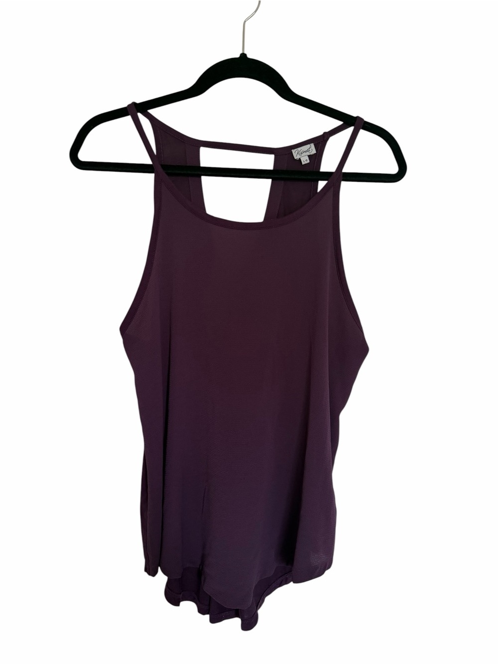 Kismet Purple Layered Racerback Tank Top Size L/G